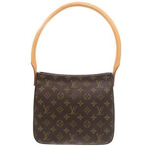 LOUIS VUITTON Brown Monogram Looping MM Shoulder Bag